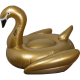 Picture of INFLATABLE SWAN in Gold 