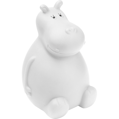 Picture of PIGGY BANK – HIPPO XAVIER in White