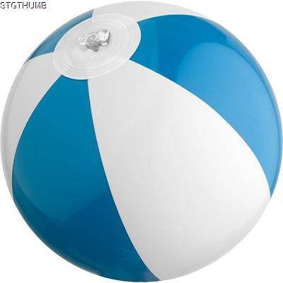 Picture of MINI BEACH BALL in White & Blue.