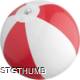 Picture of MINI BEACH BALL in White & Red