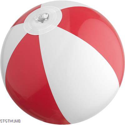 Picture of MINI BEACH BALL in White & Red