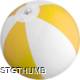 Picture of MINI BEACH BALL in White & Yellow