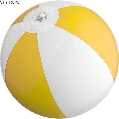 Picture of MINI BEACH BALL in White & Yellow