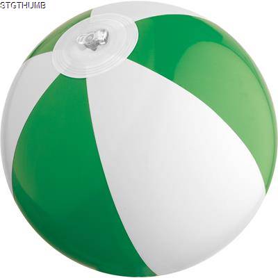 Picture of MINI BEACH BALL in White & Green.