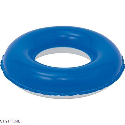 Picture of CHILDRENS INFLATABLE PVC SWIMMING RING in Blue & White
