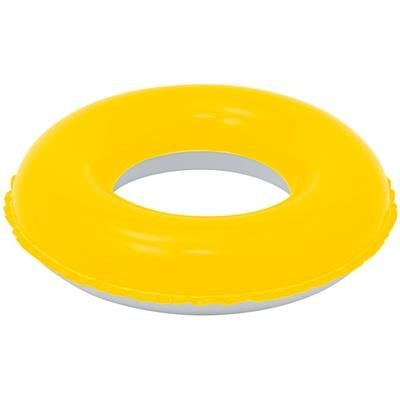 Picture of CHILDRENS INFLATABLE PVC SWIMMING RING in Yellow & White