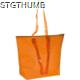 Picture of BEACH BAG with Clear Transparent Handles in Orange