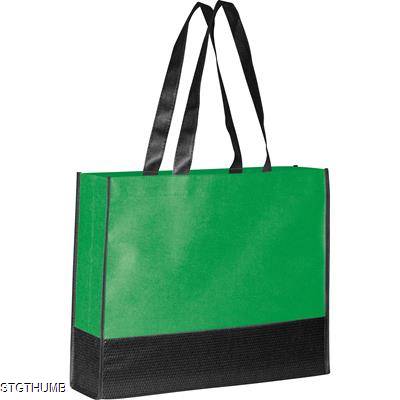 Picture of FOLDING NON WOVEN SHOPPER TOTE BAG in Green