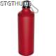 Picture of 800ML STAINLESS STEEL METAL DRINK BOTTLE with Snap Hook in Red