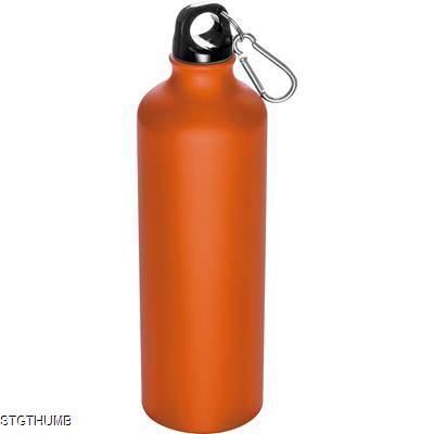 Picture of 800 ML DRINK BOTTLE with Snap Hook in Orange.