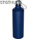 Picture of 800ML STAINLESS STEEL METAL DRINK BOTTLE with Snap Hook in Dark Blue