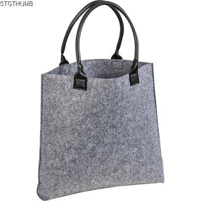 Picture of MULTIFUNCTION FELT BAG in Silvergrey