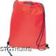 Picture of POLYESTER GYM BAG in Red