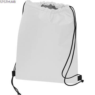 Picture of POLYESTER GYM BAG in White