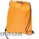 Picture of POLYESTER GYM BAG in Orange
