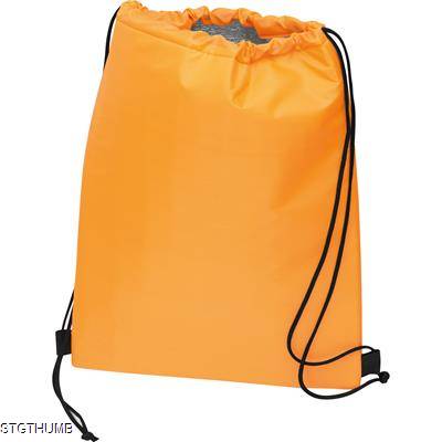 Picture of POLYESTER GYM BAG in Orange