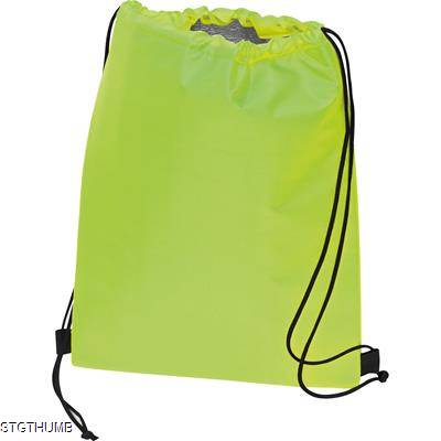 Picture of POLYESTER GYM BAG in Apple Green.