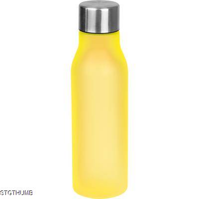 Picture of PLASTIC DRINK BOTTLE in Yellow.