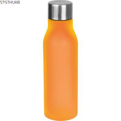 Picture of PLASTIC DRINK BOTTLE in Orange.