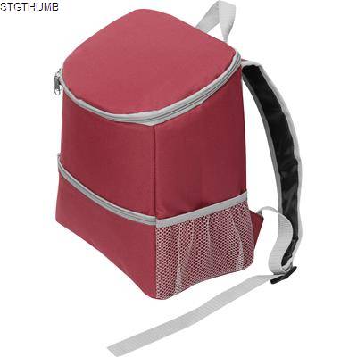 Picture of COOLER BACKPACK RUCKSACK in Red.
