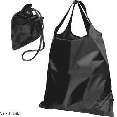 Picture of FOLDING SHOPPER TOTE BAG in Black