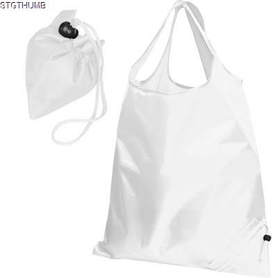 Picture of FOLDING SHOPPER TOTE BAG in White