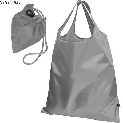 Picture of FOLDING SHOPPER TOTE BAG in Silvergrey