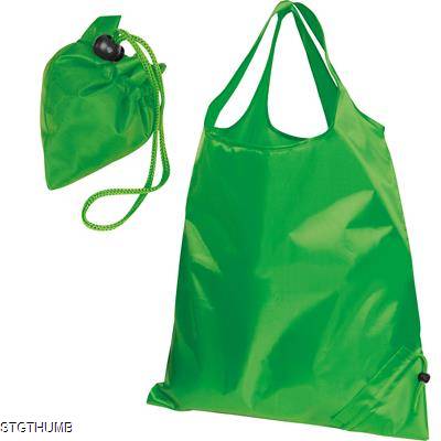 Picture of FOLDING SHOPPER TOTE BAG in Green.