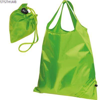 Picture of FOLDING SHOPPER TOTE BAG in Apple Green.