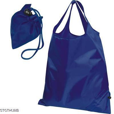 Picture of FOLDING SHOPPER TOTE BAG in Darkblue.