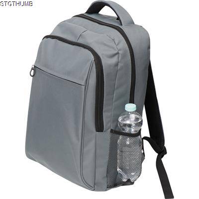 Picture of LAPTOP BACKPACK RUCKSACK in Silvergrey.