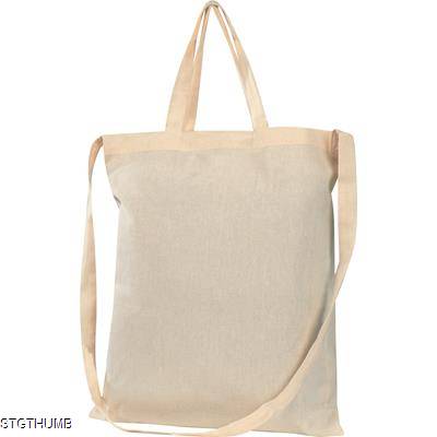 Picture of COTTON BAG with 3 Handles in White.