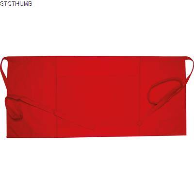 Picture of APRON - SMALL 180G ECO TEX STANDARD 100 in Red.