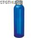 Picture of CLEAR TRANSPARENT DRINK BOTTLE with Grey Lid in Blue
