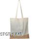 Picture of CARRYING BAG with Jute Bottom in White