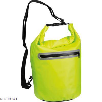 Picture of WATERPROOF BAG with Reflective Stripe in Yellow.