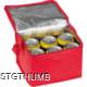 Picture of NON-WOVEN COOLING BAG - 6 CANS in Red