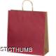 Picture of BIG RECYCLED PAPERBAG with 2 Handles in Burgundy