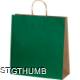 Picture of BIG RECYCLED PAPERBAG with 2 Handles in Green
