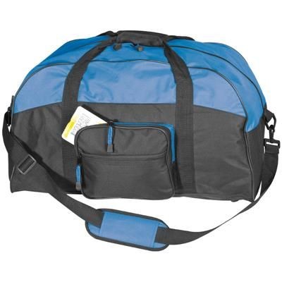 Picture of POLYESTER SPORTS TRAVEL BAG in Blue