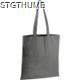 Picture of RECYCLED COTTON BAG with Long Handles in Black