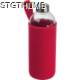 Picture of 1000 ML GLASS BOTTLE with Neoprene Sleeve in Red