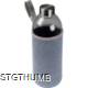 Picture of 1000 ML GLASS BOTTLE with Neoprene Sleeve in Silvergrey