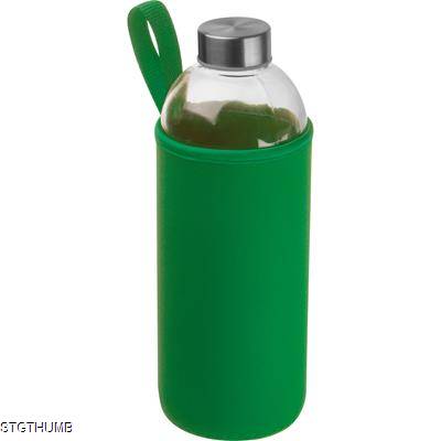 Picture of 1000 ML GLASS BOTTLE with Neoprene Sleeve in Green