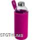 Picture of 1000 ML GLASS BOTTLE with Neoprene Sleeve in Pink