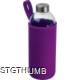 Picture of 1000 ML GLASS BOTTLE with Neoprene Sleeve in Purple