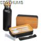 Picture of LUNCH SET VACUUM FLASK & BOX in Black