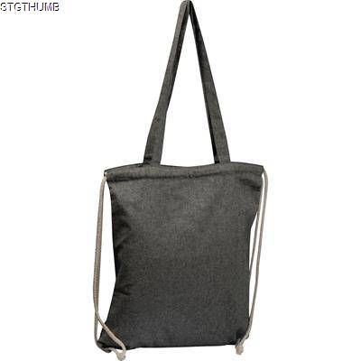 Picture of REXYCLED COTTON BAG in Black.