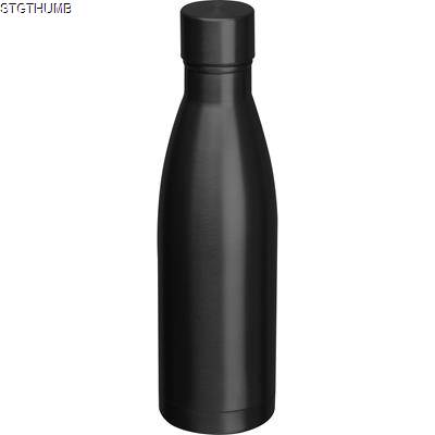 Picture of DOUBLE WALL VACUUM BOTTLE in Black.