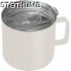 Picture of STAINLESS STEEL METAL DRINK CUP in White